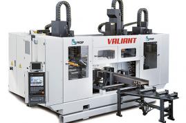 Unité en ligne réalisant du fraisahe, perçage, taraudage et marque sur profilés et tubes