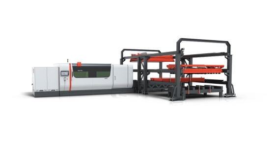 Machine de découpe laser fibre Bystronic avec automatisation