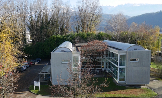 Le siège d'Alma à Saint-Martin-d'Hères près de Grenoble (France).